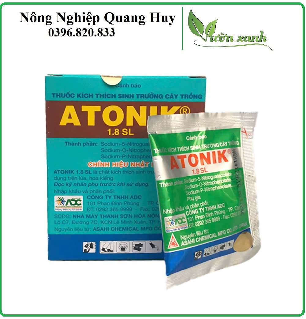 (Chính hãng) Hộp 10 gói phân bón lá kích mầm Atonik, dưỡng cây, kích mầm, kích rễ, ủ hạt giống